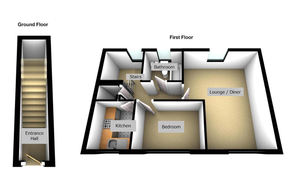 צ'יצ'סטר Chipad Mono - Quality City Centre Apartment, With Free Parking Space מראה חיצוני תמונה